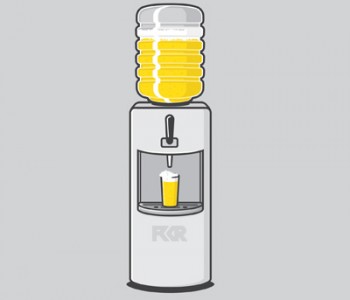 Office-Beer-cooler-illustration